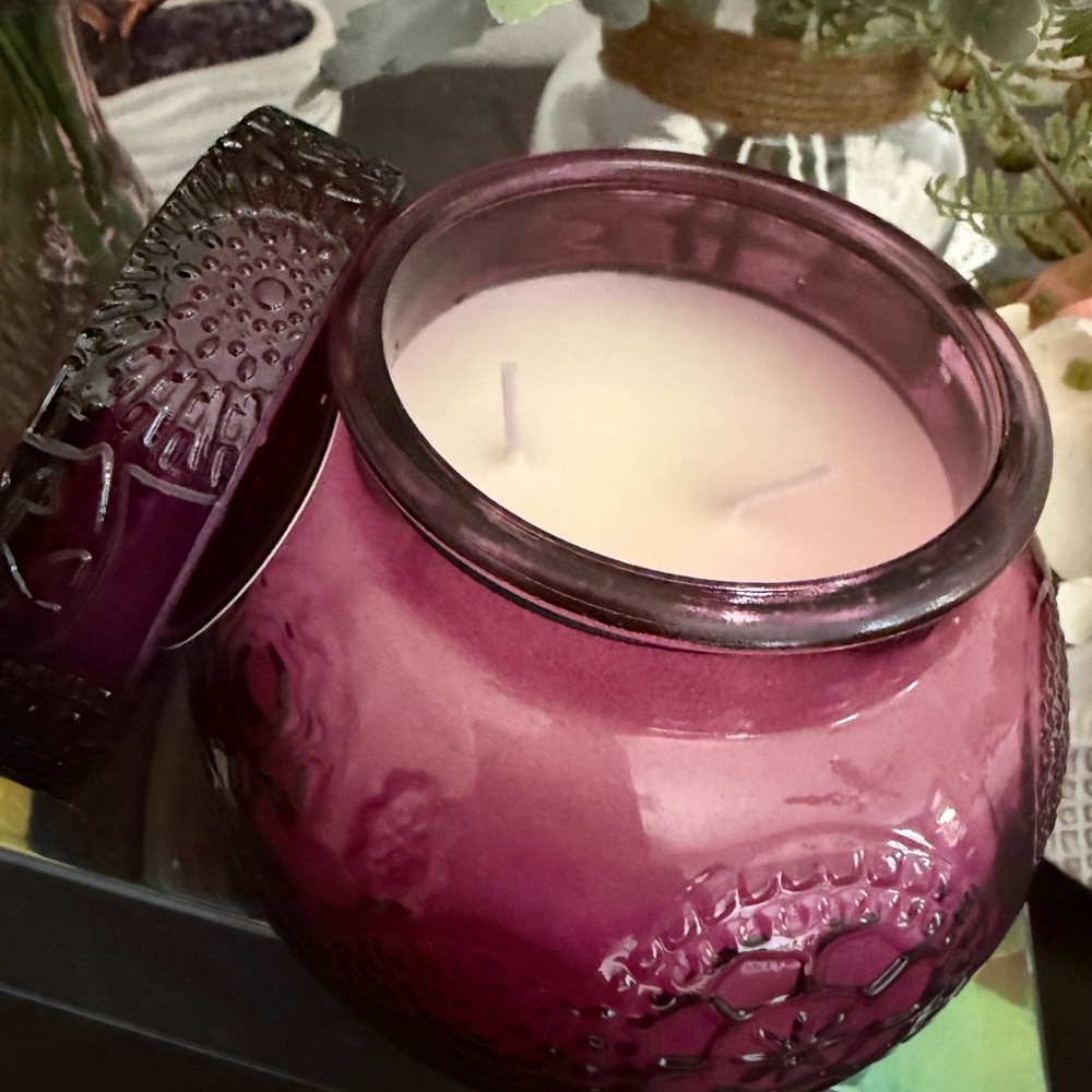 🆕🍡 LIMITED EDITION “SUGAR PLUM FAIRY” GLASS JAR CANDLE. (14 oz). BRAND NEW! - Picture 7 of 10